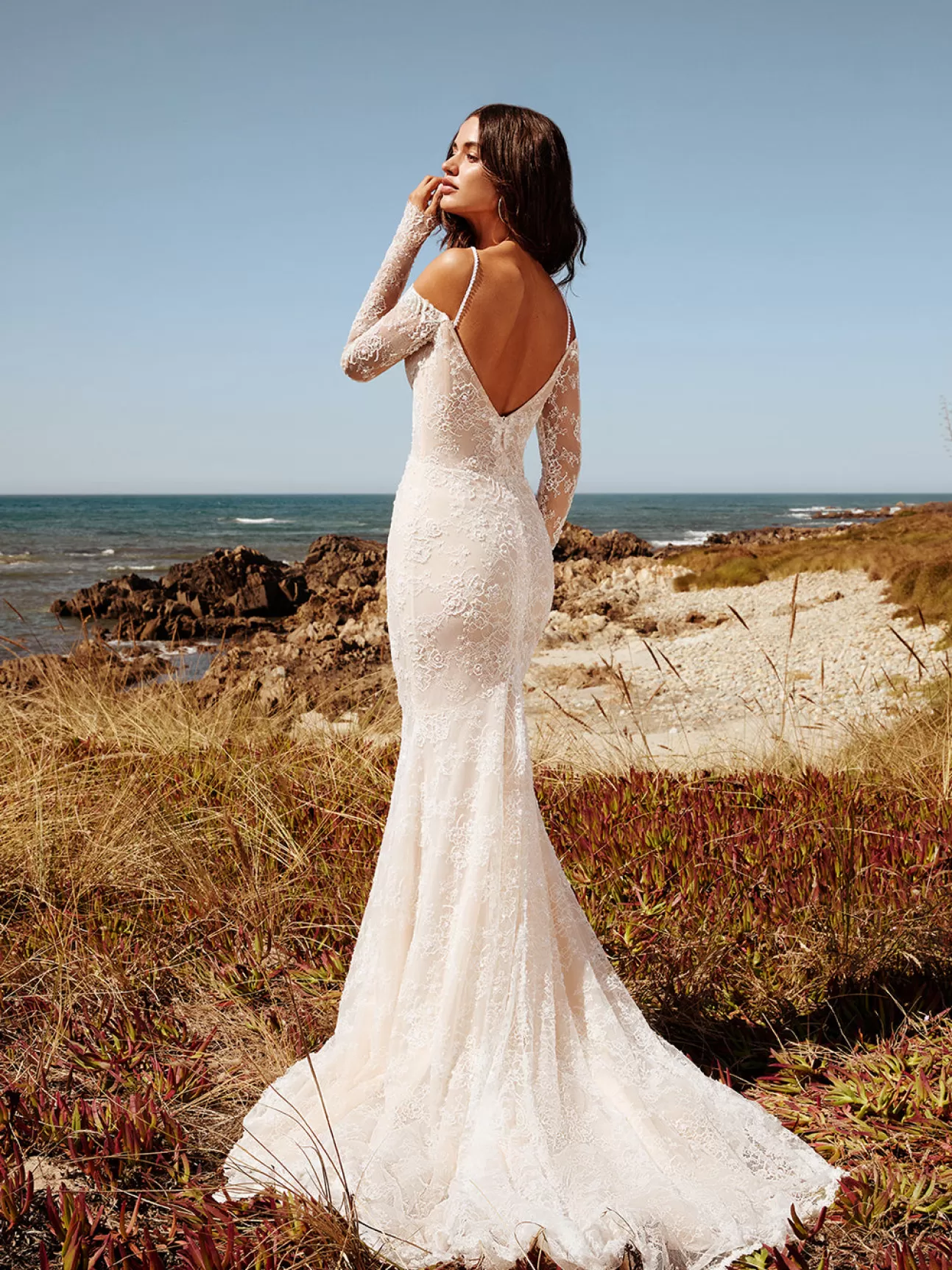 Robe de Mariée Élégance Cosmique GALIA LAHAV | Collection Exclusive pour une Silhouette Radieuse