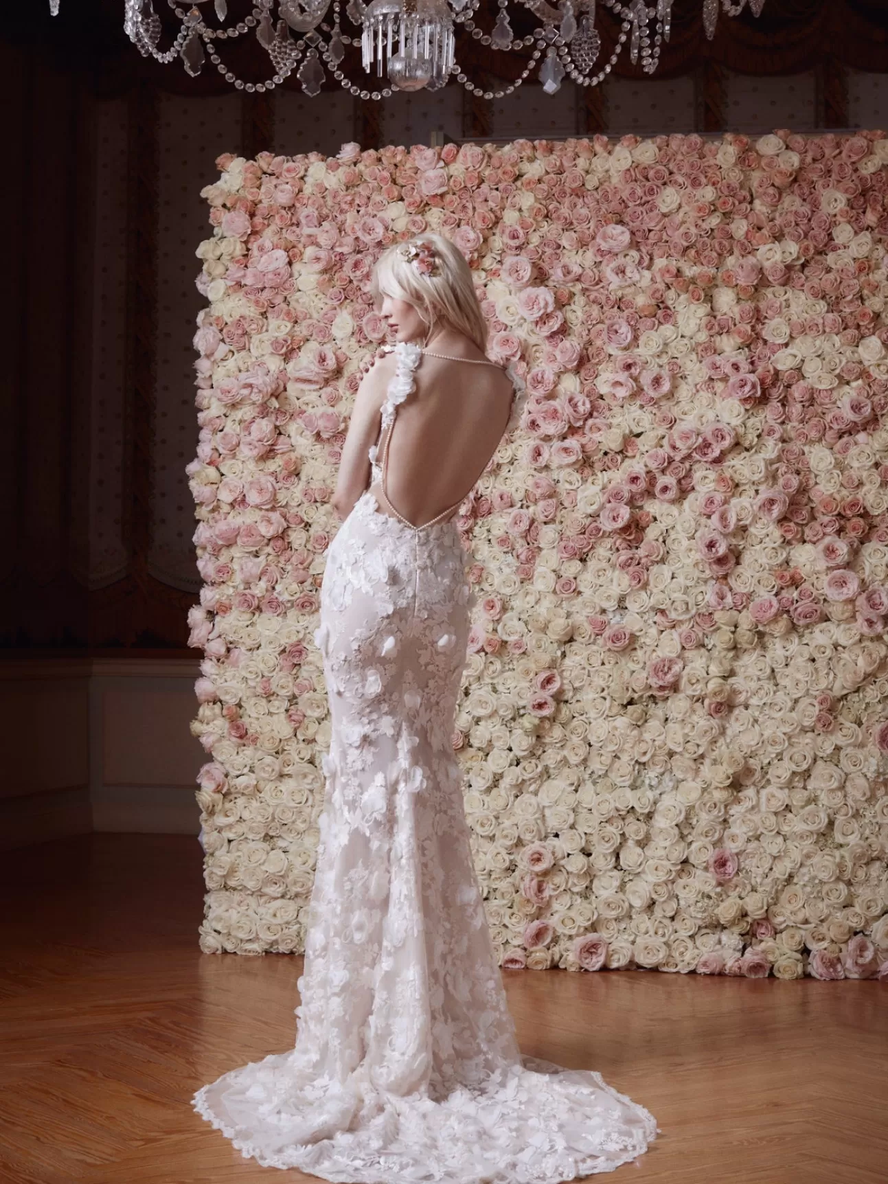 Robe de Mariée GALIA LAHAV « Pêche Dorée » - Collection Printanière en Édition Limitée