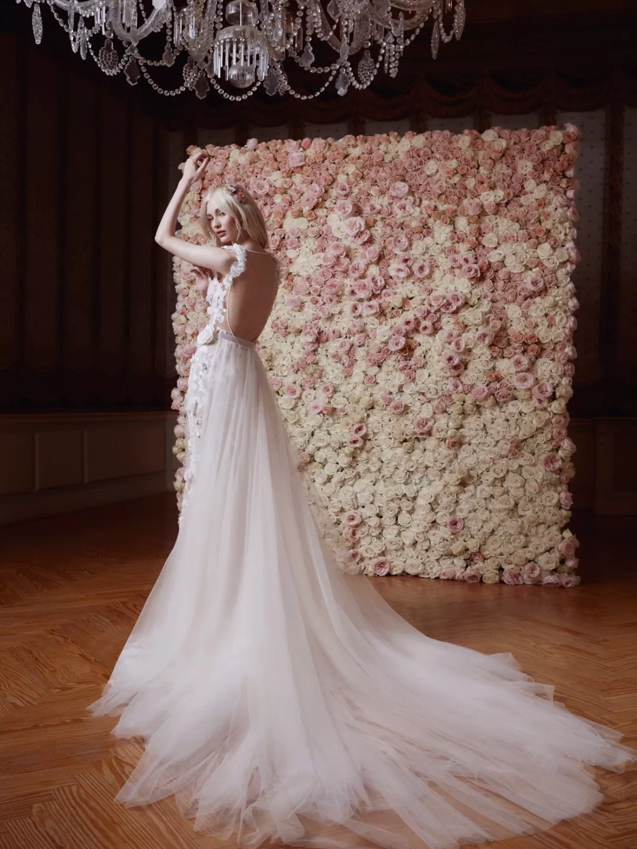 Robe de Mariée GALIA LAHAV « Pêche Dorée » - Collection Printanière en Édition Limitée